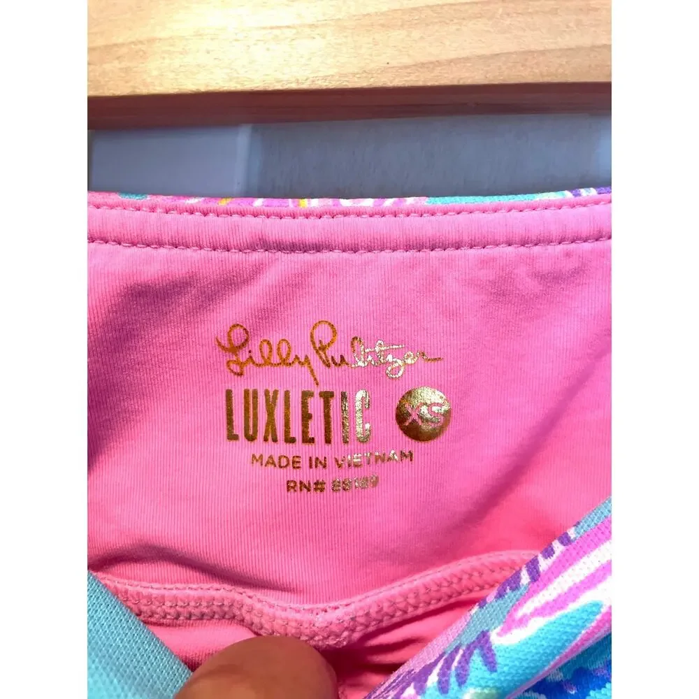 Lilly Pulitzer Luxletic Maryana Skort UPF 50 Splendor In The Sand Golf Tennis XS - Picture 5 of 5